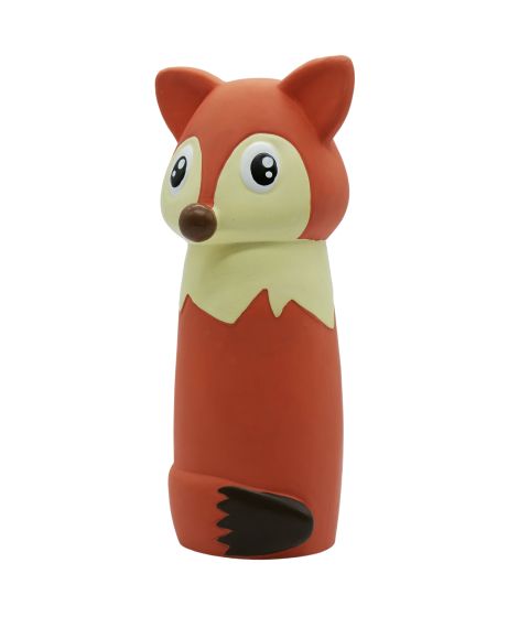 Bud-Z Latex Dog Toy With Recycled Water Bottle - Fox Dog 350ml