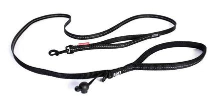 Ezydog Soft Trainer Leash Lite with Traffic Control Black Dog 1pc 6ft