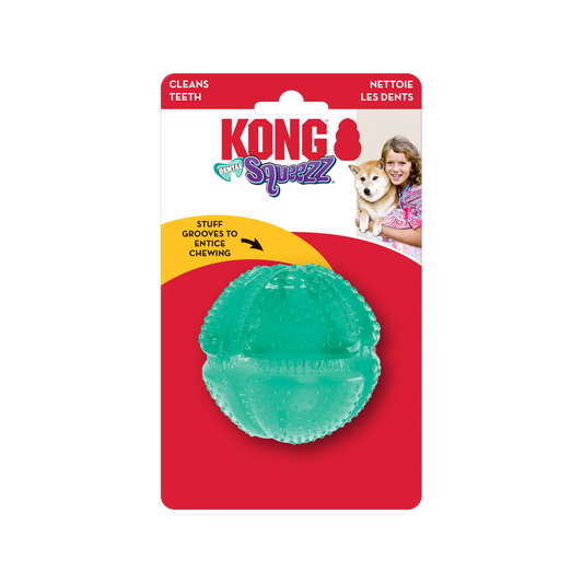 Kong dental squeezz ball
