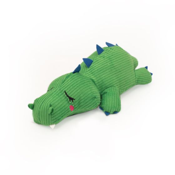 Zippy Paws Snoozie with Shhhqueaker - Aligator