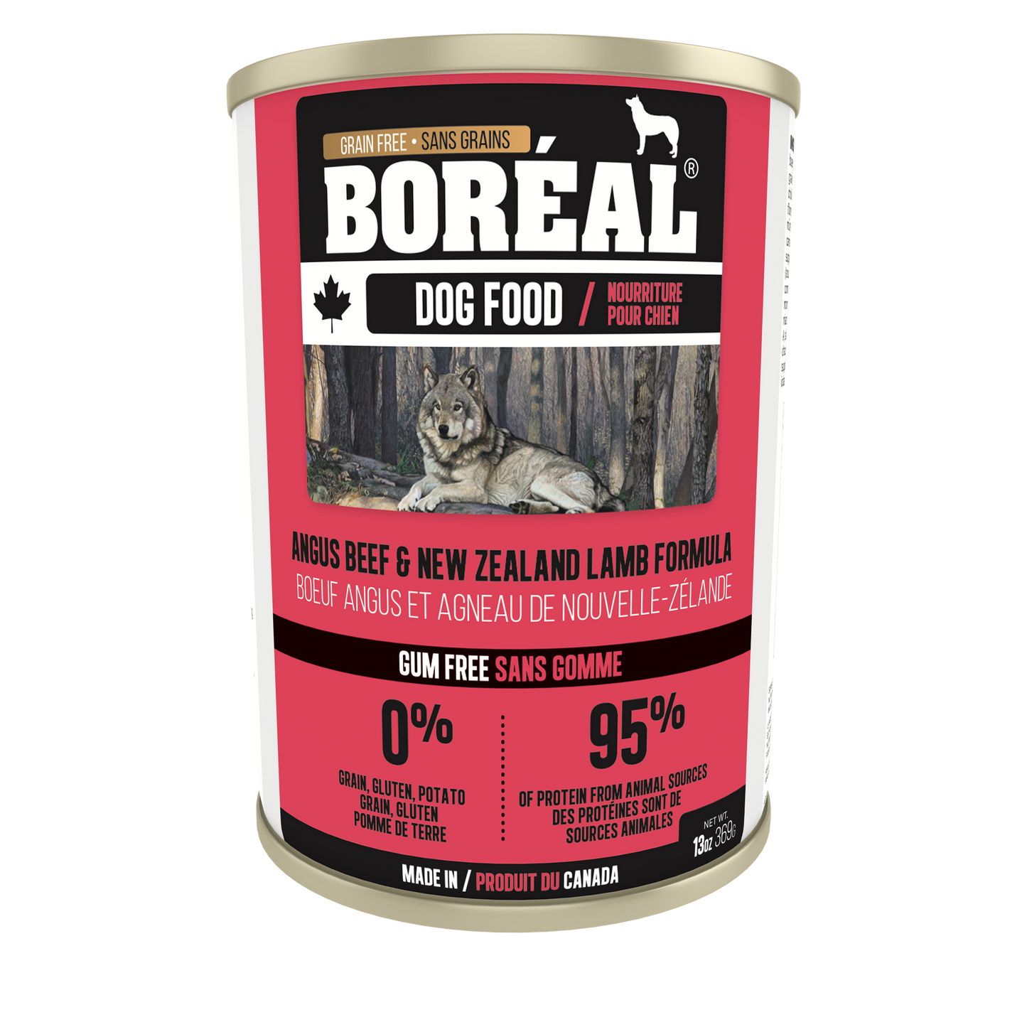 Boreal Angus Beef And New Zealand Lamb Dog 369g