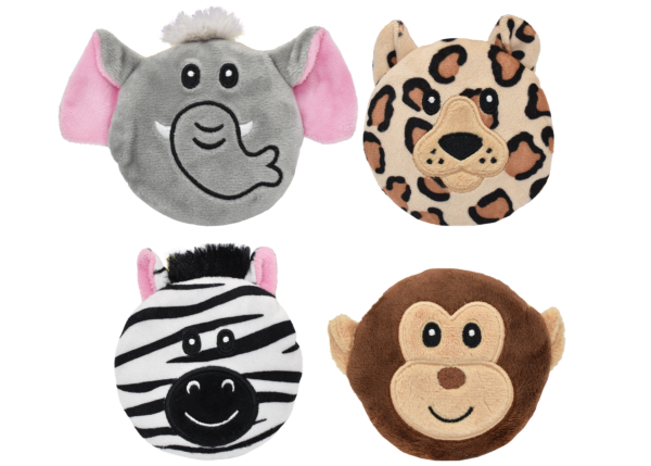 Multipet™ Minipet Sub-Woofers Safari Assorted Dog Toy