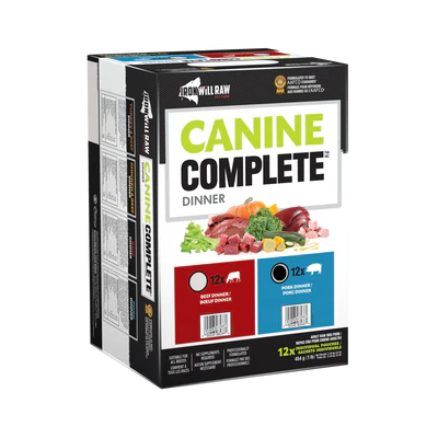 Iron Will Canine Complete Pork 12lb Spec Order