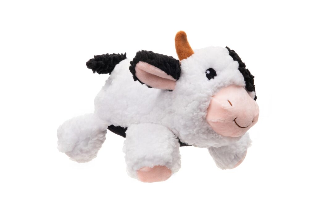 Growl™ Fuzzaroos Coco the Cow Dog Toy