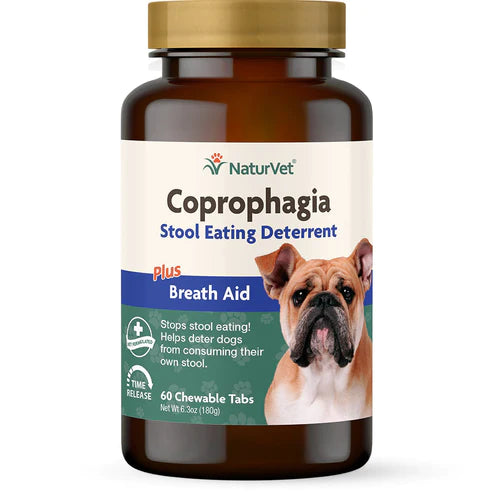 NaturVet Coprophagia Deterrent Tabs 60 tablets