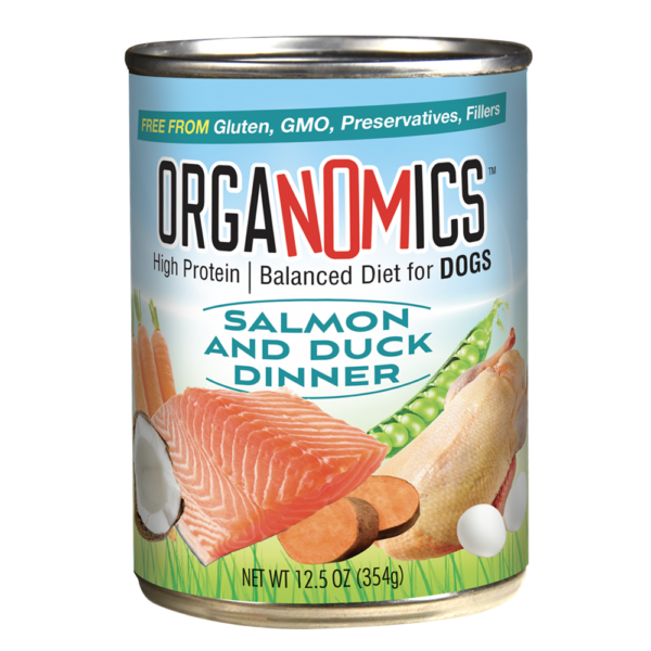 OrgaNOMics Salmon & Duck Dinner for Dogs - 12.5oz