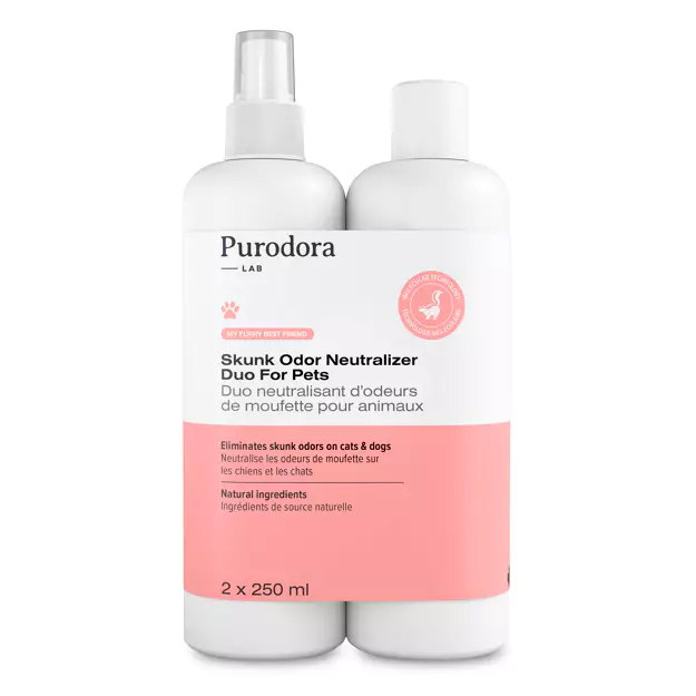 Purodora Skunk Odour Neutralizer Duo for Pets 250ml x2 bottles