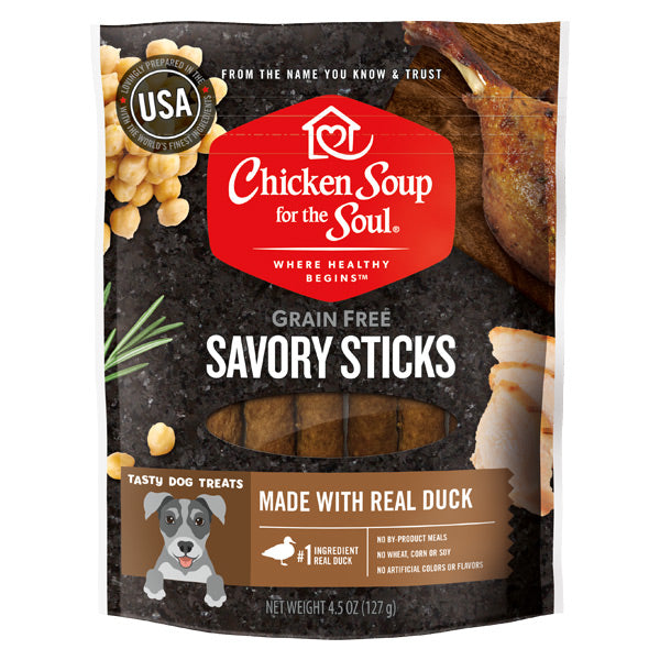 CSS Soft Savory Sticks 5oz Dog Treats Duck