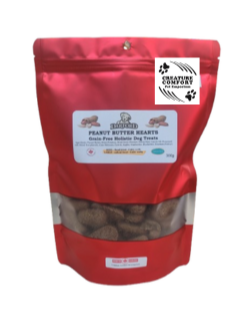 Darford GF Peanut Butter Hearts Large 300g