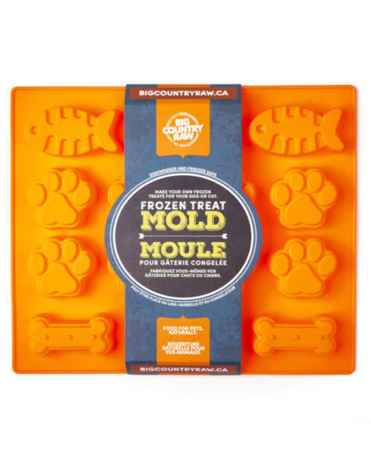 Big Country Raw Silicone Freezer Molds Large Orange