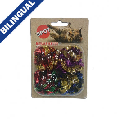 Spot Mylar Crinkle Balls 4pk