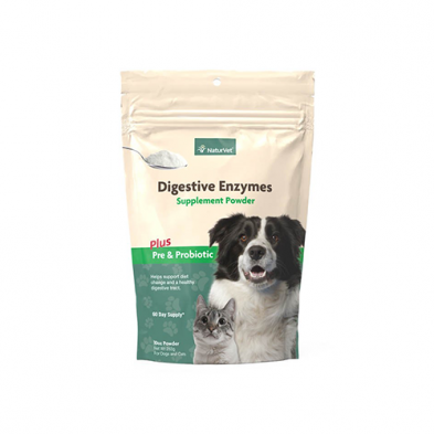 NaturVet® Digestive Enzymes Supplement Powder 10 oz