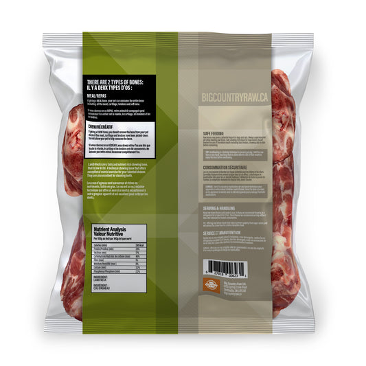 Big Country Raw Lamb Neck 2lbs BCR