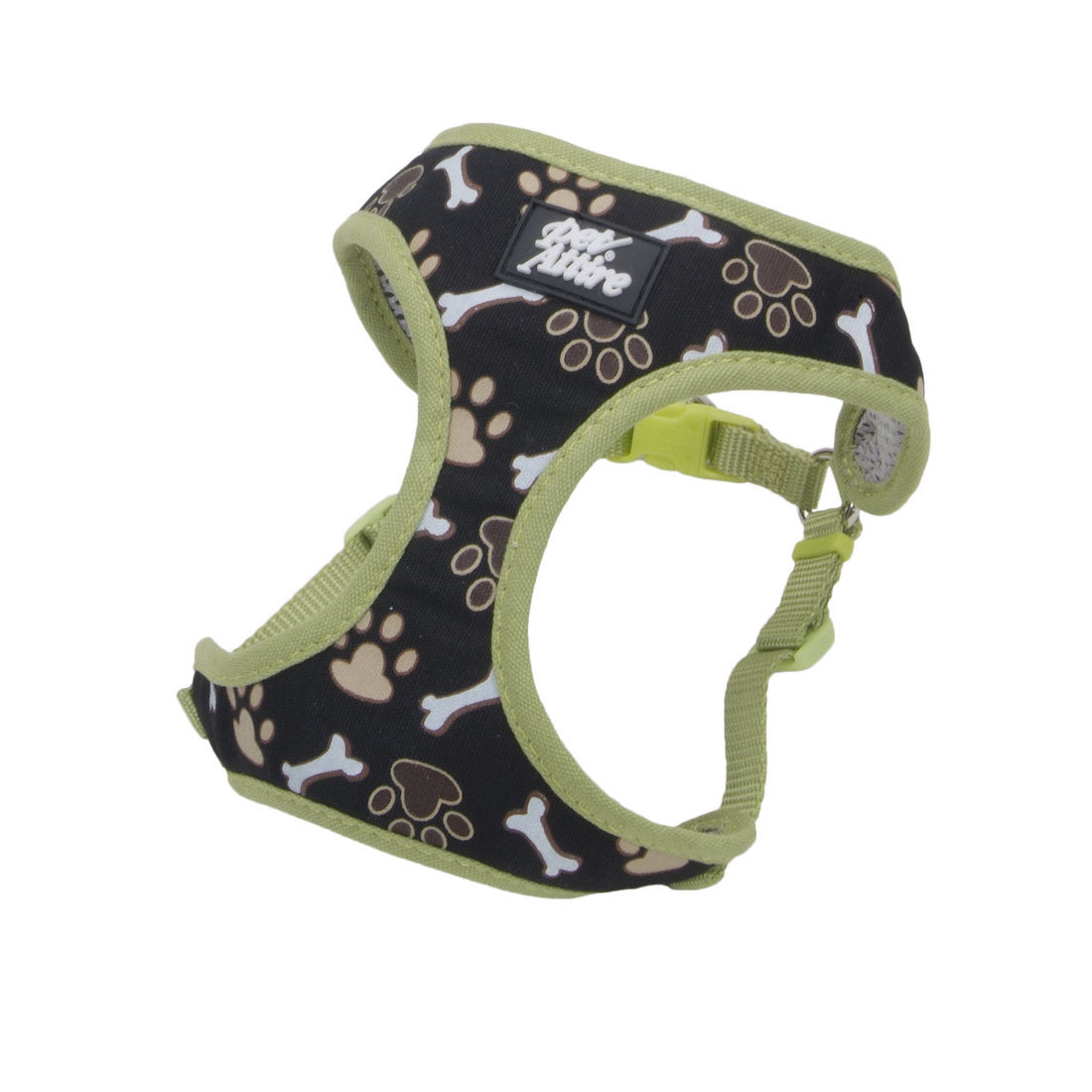Coastal Ribbon Adjustable Dog Harness Houndstooth Small