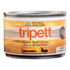 Tripett Green Beef Tripe, Duck, & Salmon Dog Food Can 6oz SALE