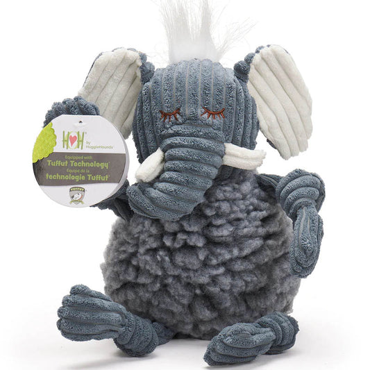 HuggleFleece Fluffer Knottie - Elephant - Large