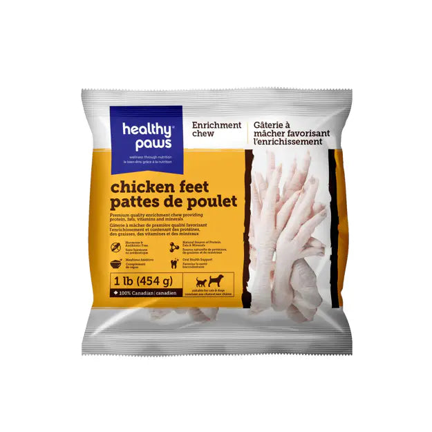 Healthy Paws - Frozen Raw Chicken Feet 1lb