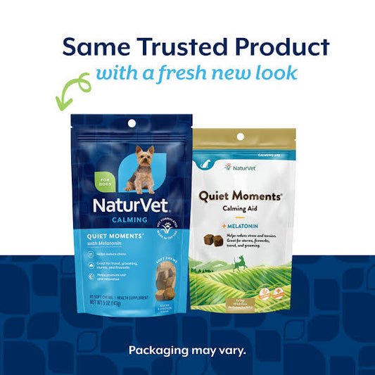 NaturVet Quiet Moments + Melatonin 65ct