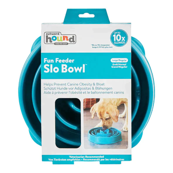 Outward Hound Fun Feeder Teal Regular/Large