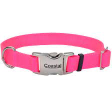 Coastal Metal Buckle Neon Pink 10-14"