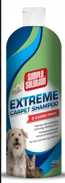 Simple Solution Extreme Carpet Shampoo Liquid 32oz 50% OFF Sale