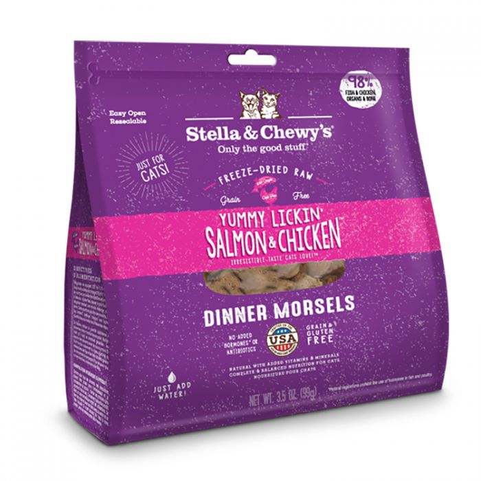 Stella & Chewy's Cat FD - Yummy Lickin' Salmon & Chicken 3.5oz