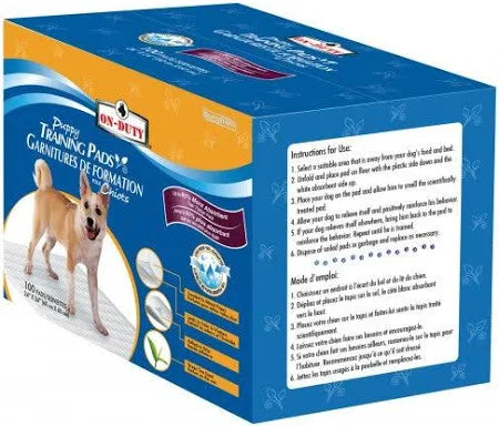 On-Duty training pads 100count