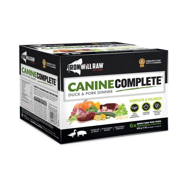 Iron Will Canine Complete Duck & Pork Dinner 6LB