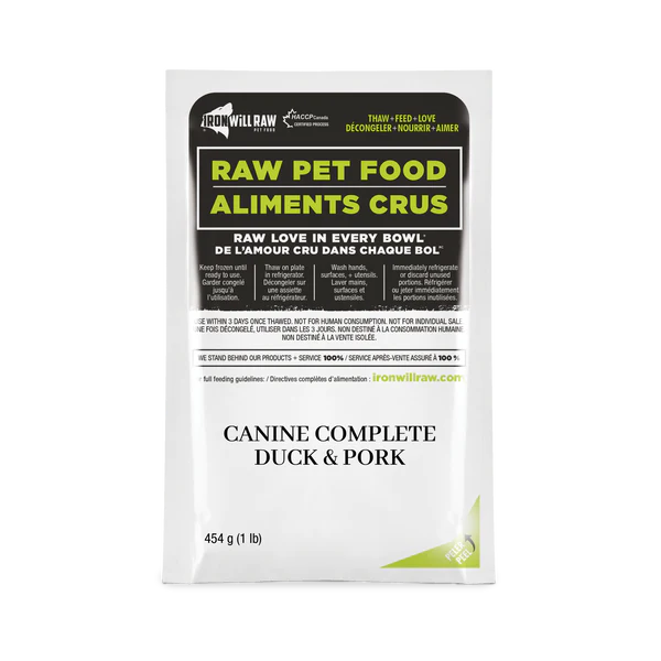 Iron Will Canine Complete Duck & Pork Dinner 6LB