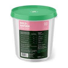 Bold by Nature Mega Dog Raw Pork tub 4lb