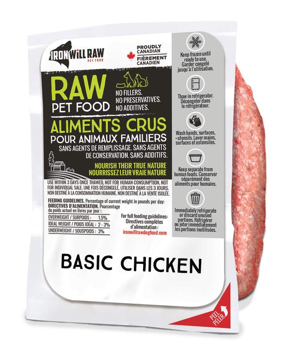 Iron Will Raw Basic Chicken 6lbs