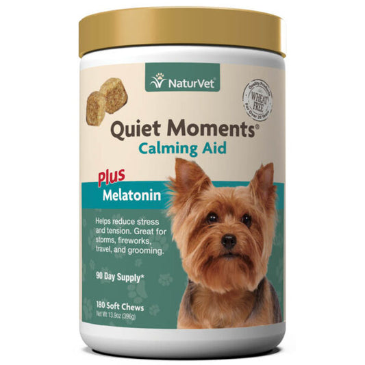 NaturVet Quiet Moments + Melatonin 60ct