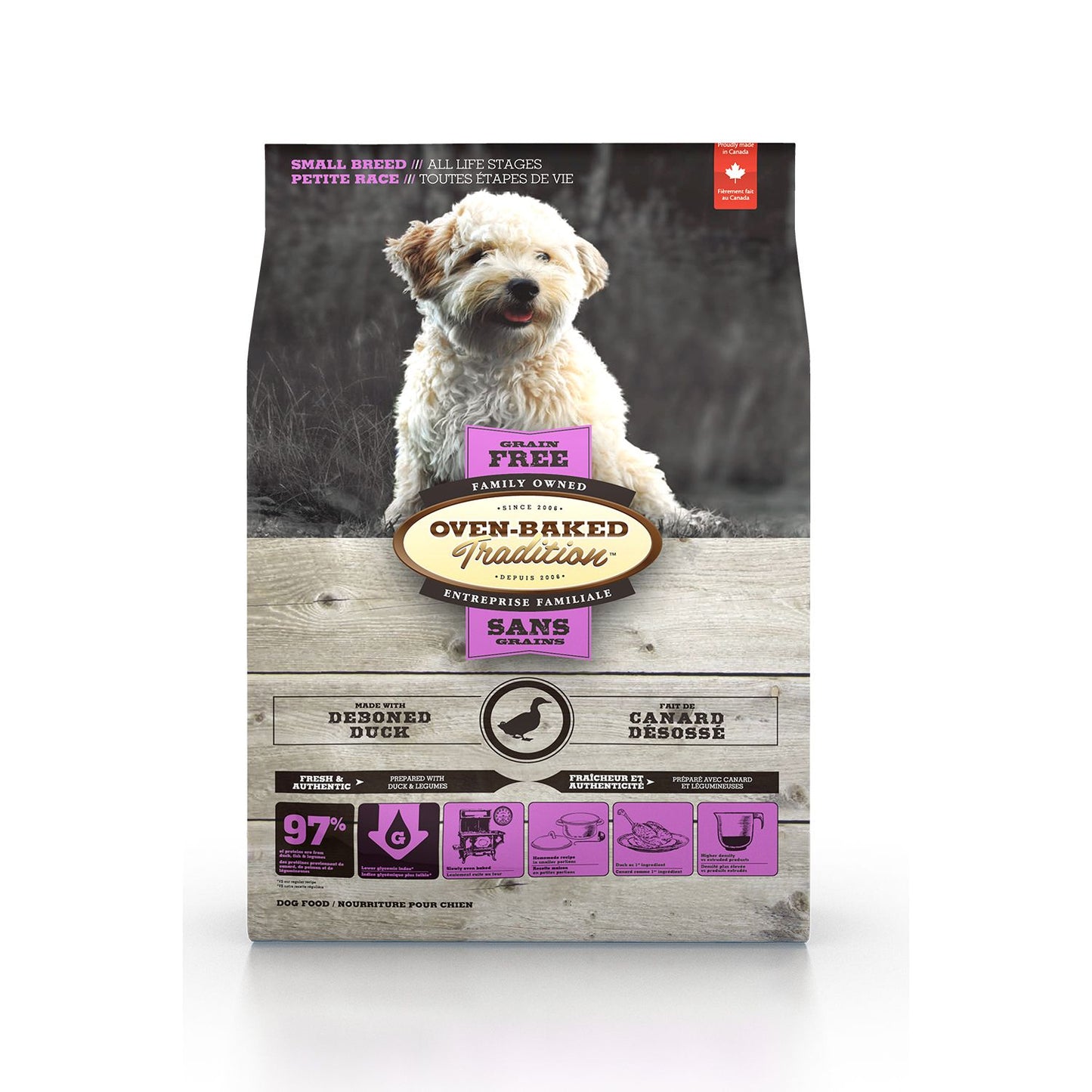 Oven Baked Traditions Small Breed Grain Free Duck 5lbs