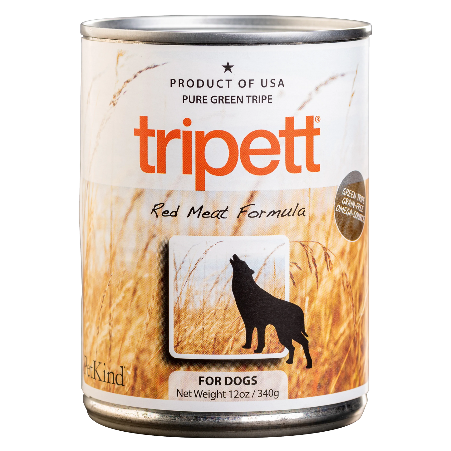 Tripett Red Meat Dog Food Can 12oz