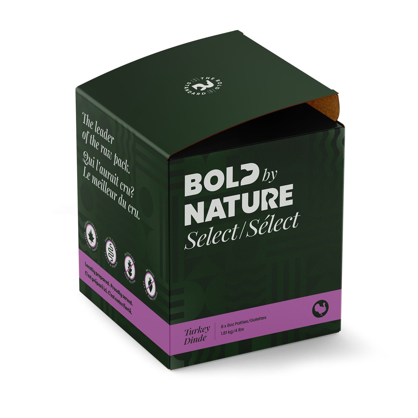 Bold By Nature Select Turkey 4lb Patties Spec Order