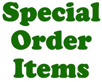 Special Order Items