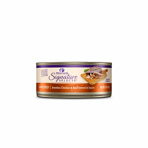 Wellness Core Chicken and Beef Shredded Cat Can 5.3oz