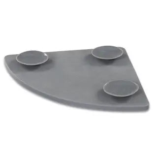 Messy Mutts Silicone Triangle Licking Mat with Suction 9" x 6.5"
