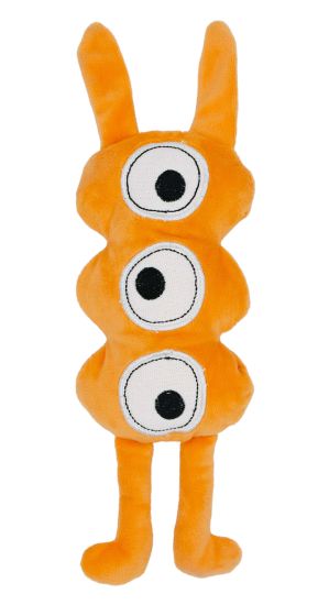 Bud'Z Monster Plush - Atomic Orange - 11"