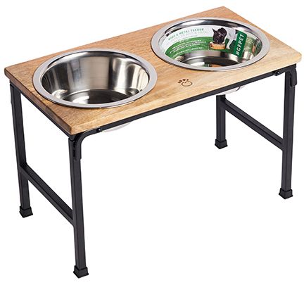GF Pet Wood and Metal Feeder Lrg Tall