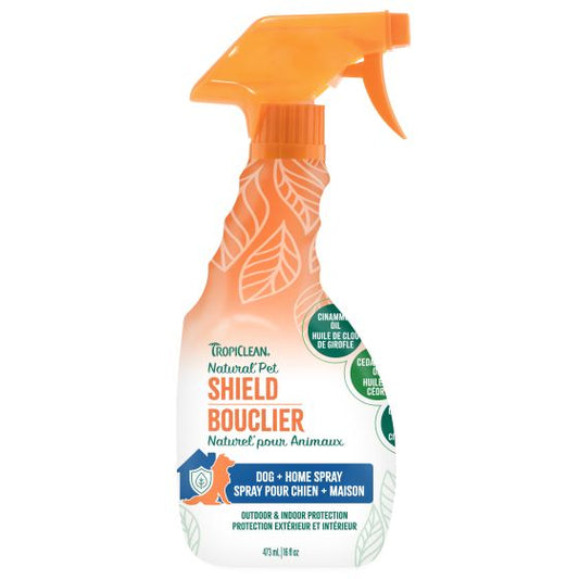 TropiClean Natural Pet Shield Dog + Home Spray, 473ml