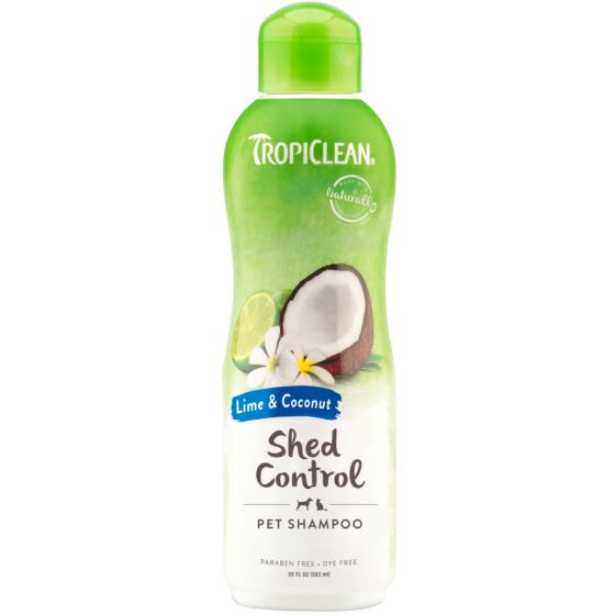 Tropiclean Shed Control Shampoo Lime + Coconut 20oz