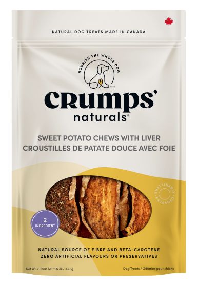 Crumps' Naturals Sweet Potato & Beef Liver Chews 330g