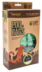 Define Planet Naturally Fresh Scented T-Shirt Style Poop Bags - Box of 136