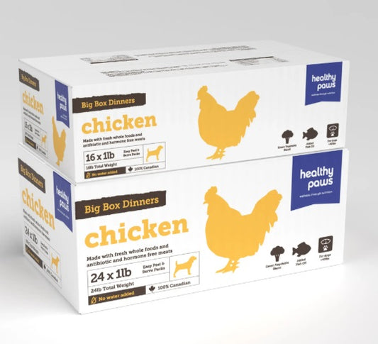 Healthy Paws Complete Dog Big Box Dinner Chicken 16lb