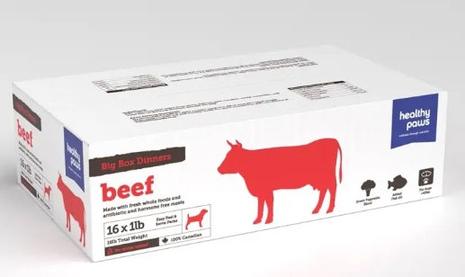 Healthy Paws Complete Dog Big Box Dinner Beef 16LB