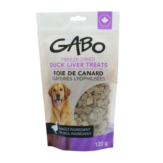 Gabo, Freeze-Dried Dog Treats - Duck Liver 120g