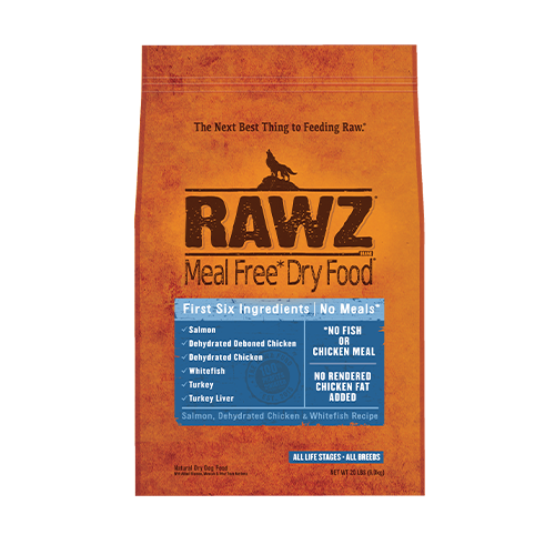 Rawz Dog Food Salmon, Chicken, Whitefish 20lb