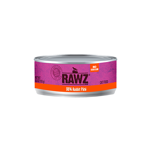 Rawz Cat Can 96% Rabbit 5.5oz