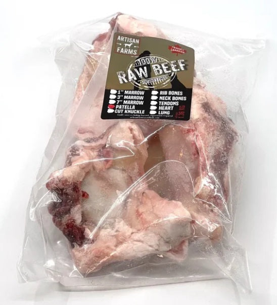 BFPF Frozen Raw Beef Patellas - 3LB bag